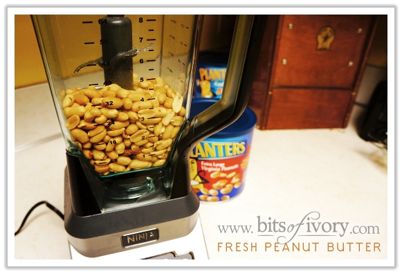 Fresh Peanut Butter in Under 10 Minutes | www.bitsofivory.com